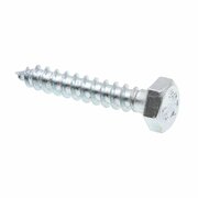 PRIME-LINE Hex Lag Screws, 1/4 in. X 1-1/2 in., A307 Grade A Zinc Plated Steel, 100PK 9054945